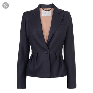 L.K. Bennett Bryna wool flannel jacket